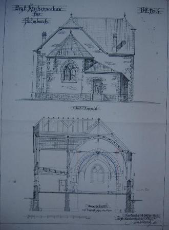 Plan Waldenserkirche 1906